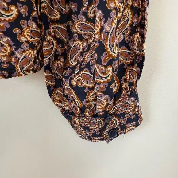 Vanessa Bruno Paolo Paisley Top 🩶 - Picture 10 of 11